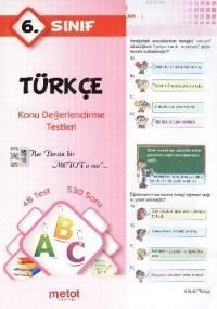 6. Sınıf Türkçe Konu Değerlendirme Testleri (ISBN: 9786055074531)