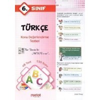6. Sınıf Türkçe Konu Değerlendirme Testleri (ISBN: 9786055074531)