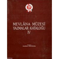 Mevlâna Müzesi Yazmalar Kataloğu (ISBN: 9789751605580)