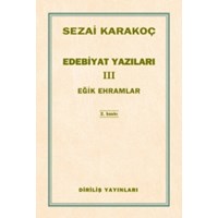 Edebiyat Yazıları 3 - Eğik Ehramlar (ISBN: 2081234500502)