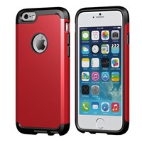 Microsonic Slim Fit Dual Layer Armor iPhone 6s Plus Kılıf Kırmızı