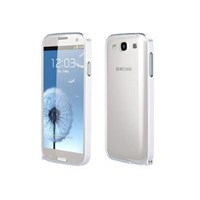 Microsonic Samsung Galaxy S3 Ultra Thin Metal Bumper Kılıf Gümüş