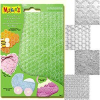 Makin's Clay Texture Sheets Doku Kalıpları 4'lü Set C THT38003