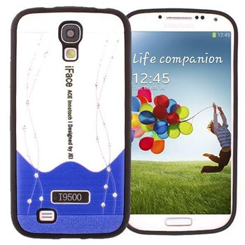 iFace Galaxy S4 Taşlı Kılıf Mavi MGSBEHMQAG2