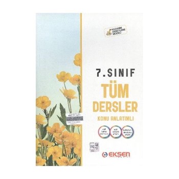 Eksen 7. Sınıf Tüm Dersler Konu Anlatımlı (ISBN: 9786053803751)