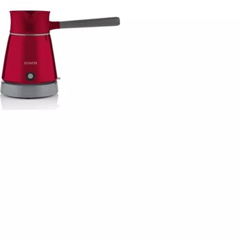 Schafer Stille 800W 300 ml 4 Fincan Kapasiteli Elektrikli Türk Kahvesi Makinesi Kırmızı