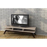 Sanal Mobilya Retro Tv Sehpası Sonomo Metalik Kahve 30050090