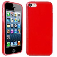Microsonic Glossy Soft Kılıf Iphone 5c Kırmızı