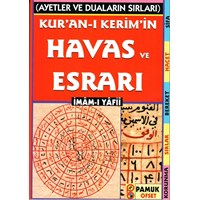 KURANI KERİMİN HAVAS VE ESRARI İmam Yafii 13x19 cm. karton kapak Pamuk (ISBN: 9786054833160)