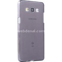 Transparent Soft Samsung Galaxy A7 Kılıf Siyah
