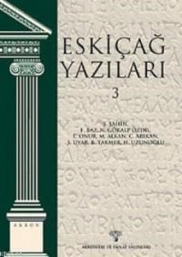 Eskiçağ Yazıları 3 (ISBN: 9786053962083)