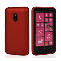 Microsonic Rubber Kılıf Nokia Lumia 620 Kırmızı