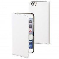 Muvit Slim Folio Kapaklı iPhone 6/6S Kılıf ve Standı (Beyaz)