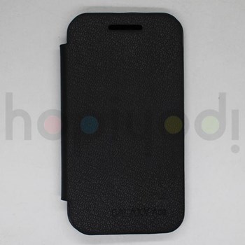 Samsung Galaxy Ace s5830 Kılıf Flip Cover Siyah