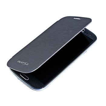 Microsonic Samsung Galaxy S3 İ9300 Double View Delux Kapaklı Kılıf Siyah