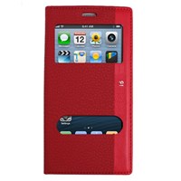 Magnum iPhone 5 Magnum Pencereli Kılıf Kırmızı MGSCEGHJMSV