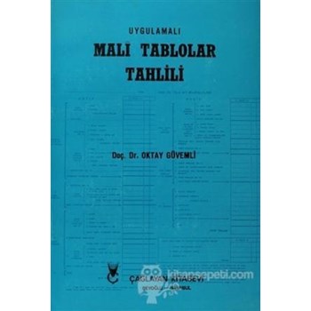 Uygulamalı Mali Tablolar Tahlili - Oktay Güvemli (3990000011757)