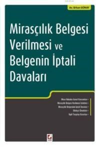 Mirasçılık Belgesi Verilmesi ve İptali Davaları (ISBN: 9789750233531)