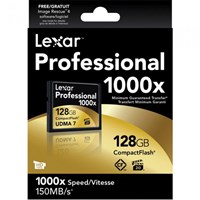 Lexar 128GB 1000X Professional CF Hafıza Kartı