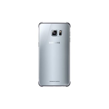 Samsung Galaxy S6 Edge Plus Gümüş Şeffaf Kılıf