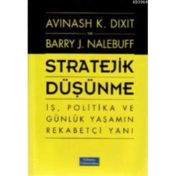 Stratejik Düşünme (ISBN: 9789758362208)