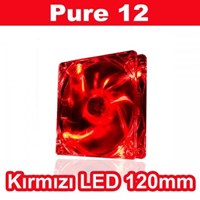 Thermaltake Pure High performance 120 mm Kırmızı LED li Sessiz Fan