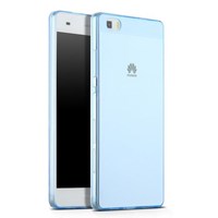 Microsonic Huawei Ascend P8 Lite Kılıf Transparent Soft Mavi