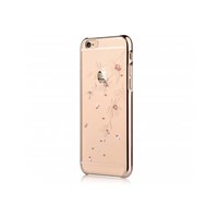 Devia Crystal Flowery iPhone 6/6S Arka Kapak (Altın)