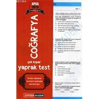 KPSS Genel Kültür Coğrafya Çek Kopar Yaprak Test 2015 (ISBN: 978605100006x)