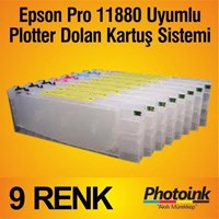 For Epson Pro 11880 Uyumlu Kolay Dolan Kartuş Sistemi