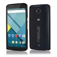 Microsonic Motorola Nexus 6 Thin Metal Çerçeve Kılıf Siyah