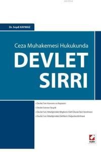 Ceza Muhakemesi Hukukunda Devlet Sırrı (ISBN: 9789750228865)