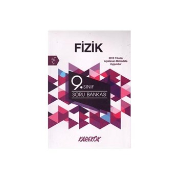 Fizik 9. Sınıf Soru Bankası (ISBN: 9786055351656)