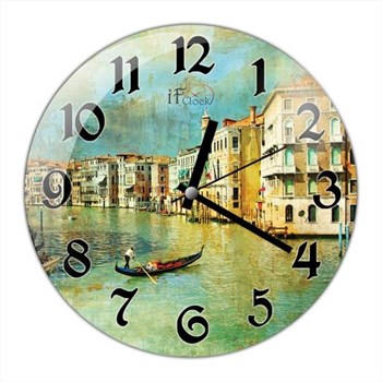 If Clock Venedik Duvar Saati D60