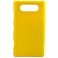 Nokia Lumia 820 Kılıf Rubber Kapak Sarı