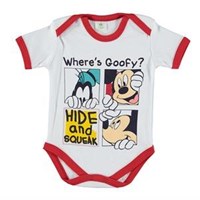 Disney Mickey Mouse Kısakollu Body Beyaz 0-3 Ay 25145373