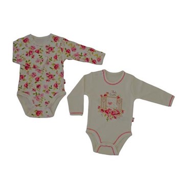 Baby Center 69027 2 Li Bebek Bady Uzun Kol Pembe 3-6 Ay (62-68 Cm) 33360224