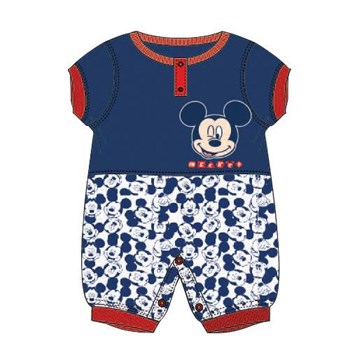 Mickey Mouse Mc4234 Erkek Ribanalı Kısakol Tulum Lacivert 6-9 Ay (68-74 Cm) 21241681