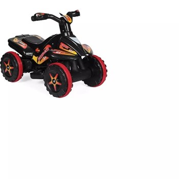UJ Toys 6V Siyah Akülü ATV 
