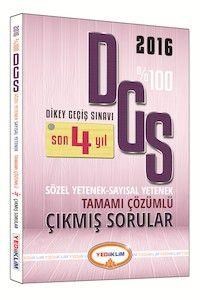 DGS Son 4 Yıl Tamamı Çözümlü Çıkmış Sorular Yediiklim Yayınları 2016 (ISBN: 9786059264112)