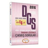 DGS Son 4 Yıl Tamamı Çözümlü Çıkmış Sorular Yediiklim Yayınları 2016 (ISBN: 9786059264112)