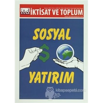 İktisat ve Toplum Dergisi Sayı: 49 (ISBN: 9771309941165)