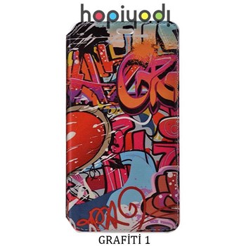 Sony Xperia C4 Kılıf Grafiti 1 Desenli Gizli Mıknatıslı Standlı