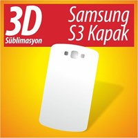 3D Süblimasyon Samsung S3 Kapak