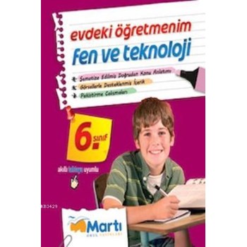 Evdeki Öğretmenim 6. Sınıf Fen ve Teknoloji (ISBN: 9786055396282)