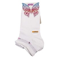 Şirin Modal Desenli Dikişsiz Çorap 36 - 44 Arası Beyaz 22410996