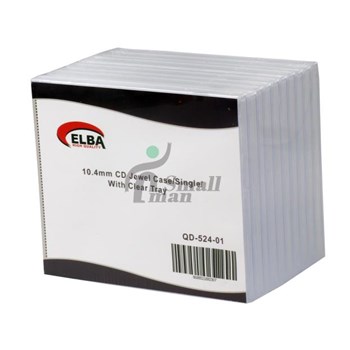 ELBA QD-524.01 1Lİ ŞEFFAF 10.4mm CD Jewel Case
