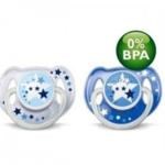 Philips BPA 0 Fosforlu Gece Emzik 6-18 Ay Ikili