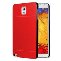 Microsonic Samsung Galaxy Note 3 Kılıf Hybrid Metal Kırmızı