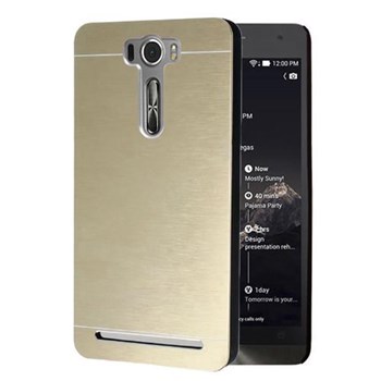 Microsonic Asus Zenfone 2 Laser 5.5 Inch Kılıf Hybrid Metal Gold 33123949